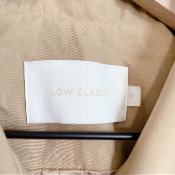 Low Classic Natural Curved Sleeve Cotton Blazer size Small - Picture 9 of 12